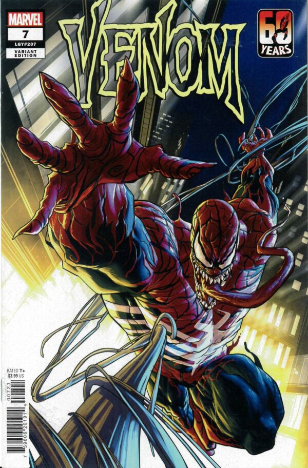 VENOM (2021 SERIES) #7: Pete Woods Spider-man cover
