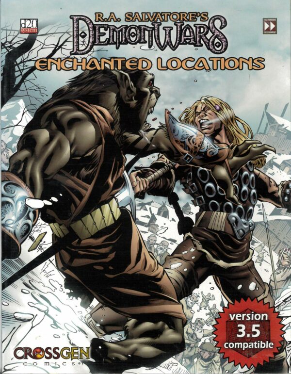 DUNGEONS AND DRAGONS 3.5 EDITION #2702: Demon Wars Enchanded Locations (Fast Forward) R.A.Salvatore