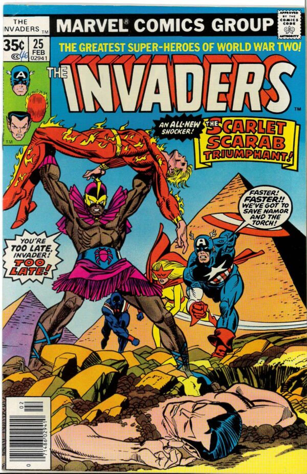 INVADERS (1975-1979 SERIES) #25: 2nd app Scarlet Scarab – VF