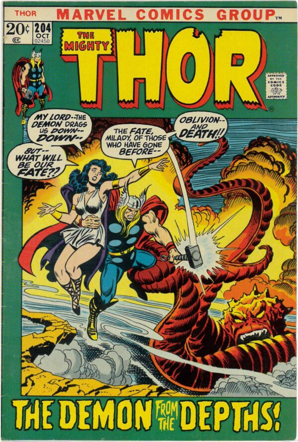 MIGHTY THOR (1966-2018 SERIES) #204: FN/VF