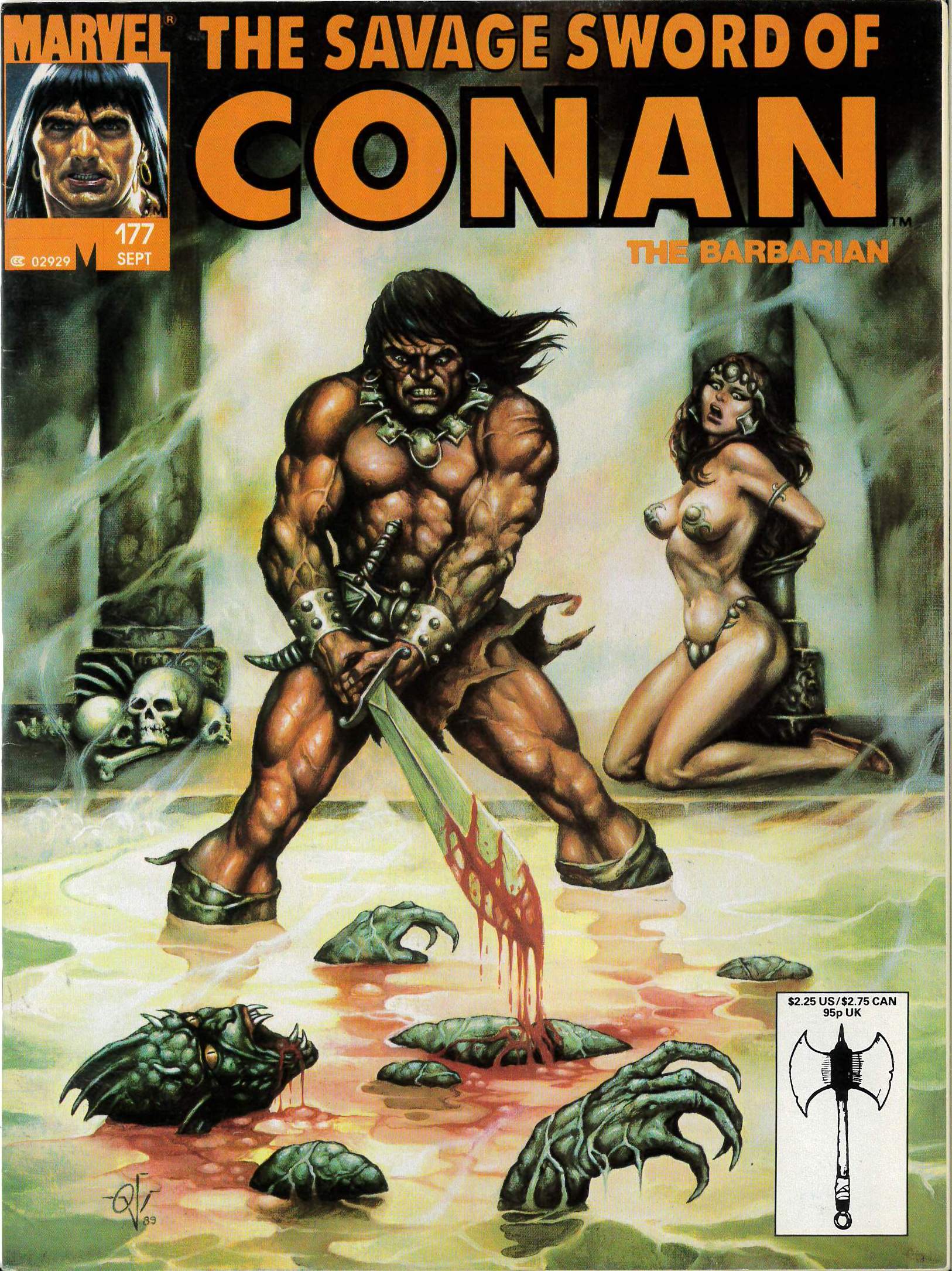 SAVAGE SWORD OF CONAN (1973-1995 SERIES) #177 SAVAGE SWORD OF CONAN (1973-1995 SERIES) #177
