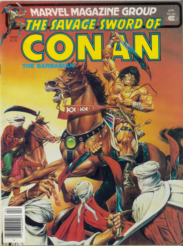 SAVAGE SWORD OF CONAN (1973-1995 SERIES) #63: VF