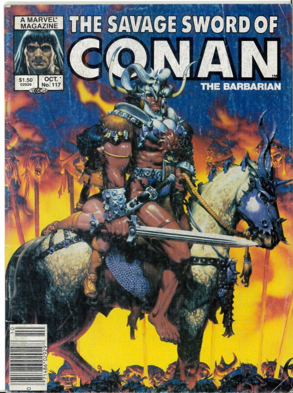SAVAGE SWORD OF CONAN (1973-1995 SERIES) #117: VG