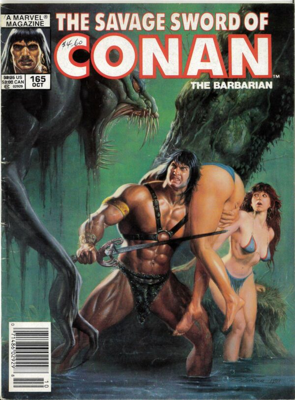 SAVAGE SWORD OF CONAN (1973-1995 SERIES) #165: Newsstand Edition – VF