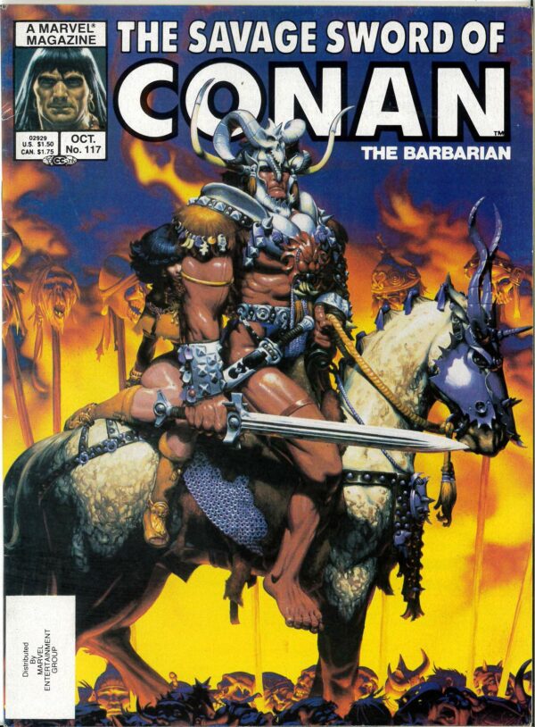 SAVAGE SWORD OF CONAN (1973-1995 SERIES) #117: NM
