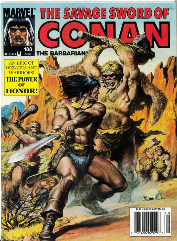 SAVAGE SWORD OF CONAN (1973-1995 SERIES) #188: Newsstand Edition – NM