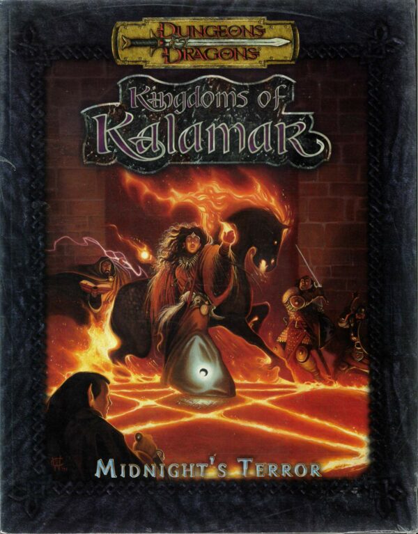 DUNGEONS AND DRAGONS 3RD EDITION #1104: Kingdoms of Kalamar: Midnight’s Terror (Kenzer) – NM – 1104