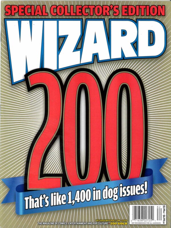 WIZARD: GUIDE TO COMICS #200: Gold Variant cover A – NM