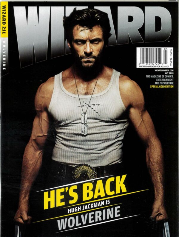 WIZARD: GUIDE TO COMICS #211: Wolverine Movie Cover (Hugh Jackman) – NM