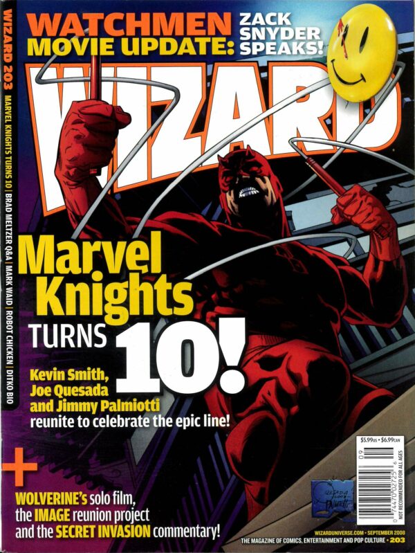 WIZARD: GUIDE TO COMICS #203: Daredevil cover – NM