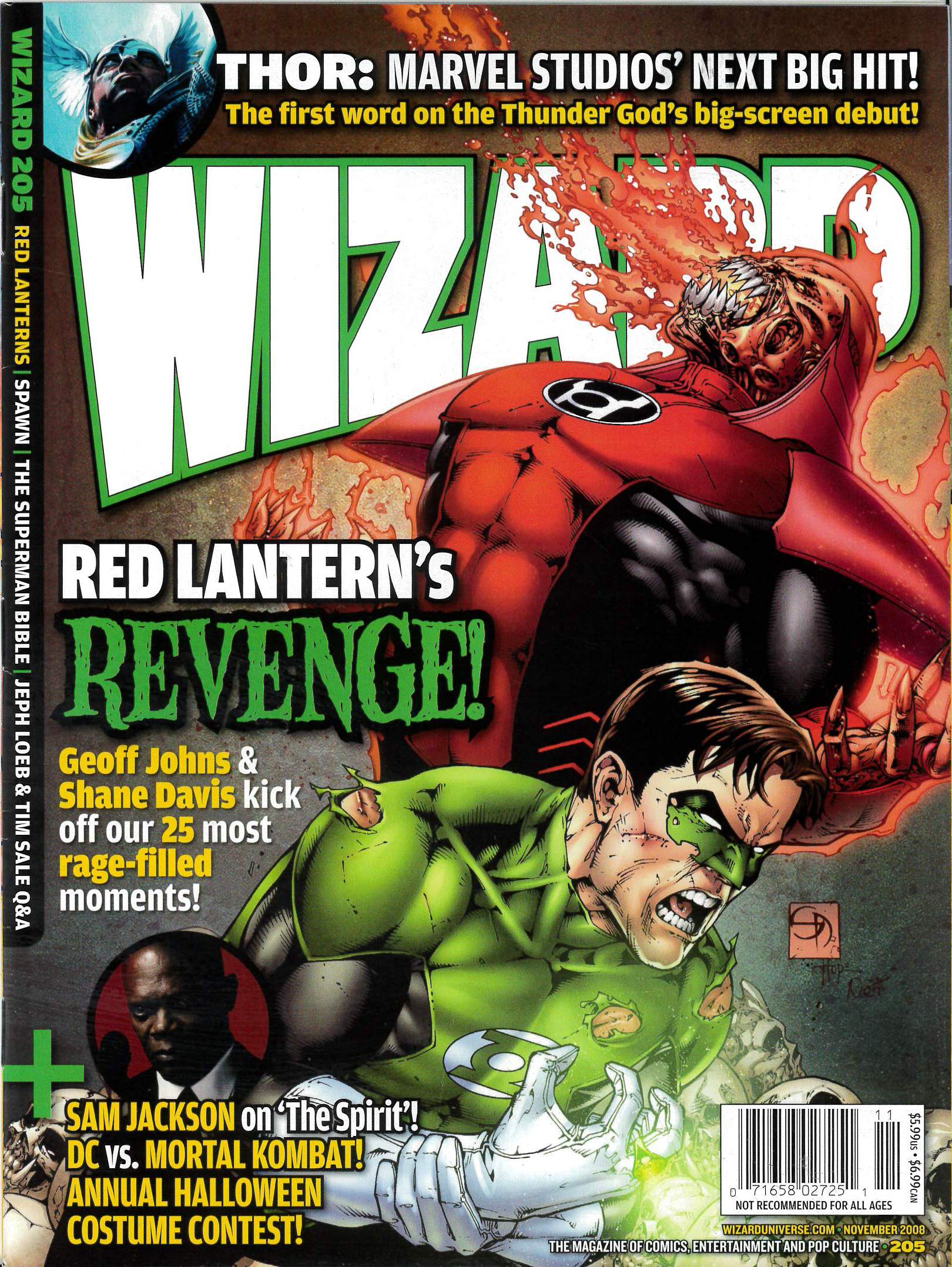 WIZARD: GUIDE TO COMICS #205: Green Lantern cover – NM WIZARD: GUIDE TO COMICS #205: Green Lantern cover – NM
