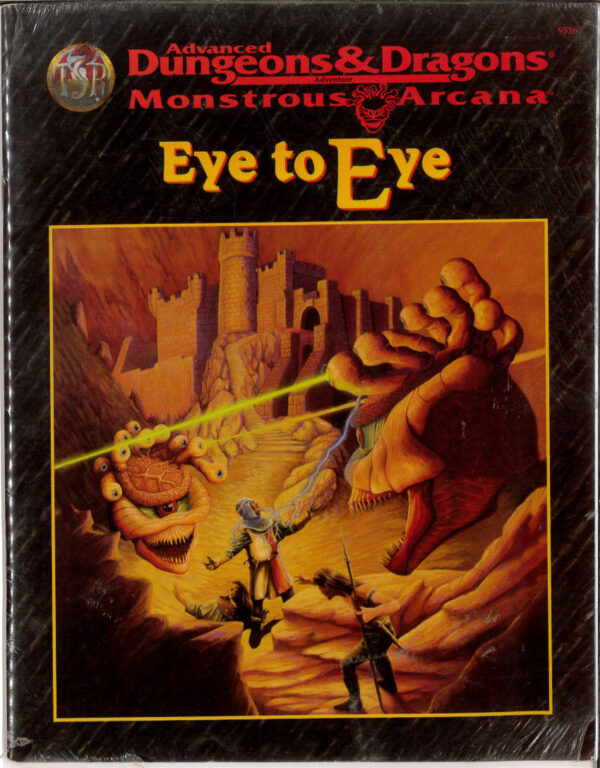 ADVANCED DUNGEONS AND DRAGONS 1ST EDITION #9536: Monstrous Arcana: Eye to Eye – NM – 9536