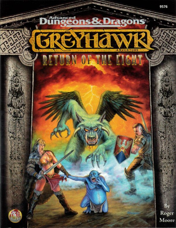 ADVANCED DUNGEONS AND DRAGONS 1ST EDITION #9576: Greyhawk: Return of the Eight – NM – 9576