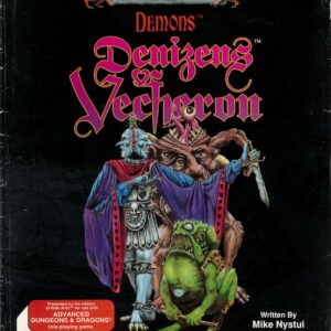DUNGEONS AND DRAGONS AD&D 1ST ED ROLE AIDS MAYFAIR #755: Demons: Denziens of Vecheron – contents NM, cover VF-NM: 755