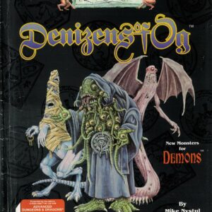 DUNGEONS AND DRAGONS AD&D 1ST ED ROLE AIDS MAYFAIR #763: Demons: Denizens of Og – contents NM, cover VF-NM – 763