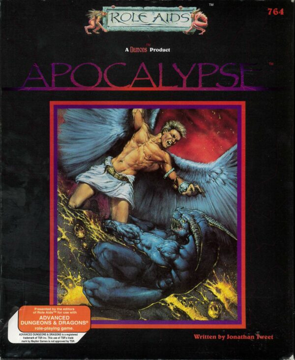 DUNGEONS AND DRAGONS AD&D 1ST ED ROLE AIDS MAYFAIR #764: Apocalypse Sourcebook Box Set – NM – 764