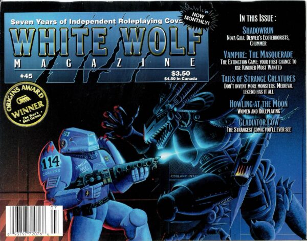 WHITE WOLF MAGAZINE-INPHOBIA #45