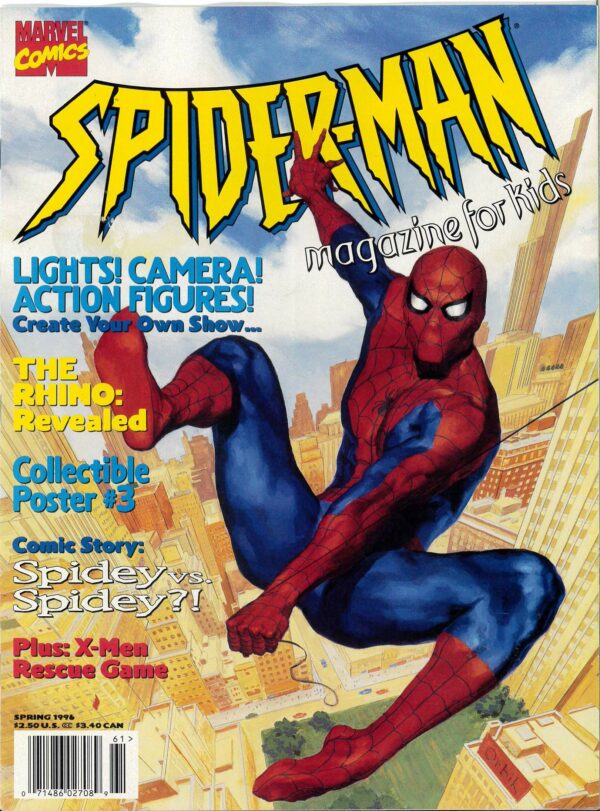 SPIDER-MAN MAGAZINE FOR KIDS #1996: VG/FN