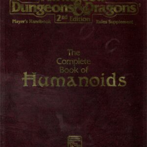 ADVANCED DUNGEONS AND DRAGONS 2ND EDITION #2135: Complete Book of Humanoids Handbook – Brand New (NM) – 2135