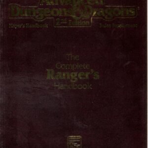 ADVANCED DUNGEONS AND DRAGONS 2ND EDITION #2136: Complete Ranger Handbook – Brand New (NM) – 2136