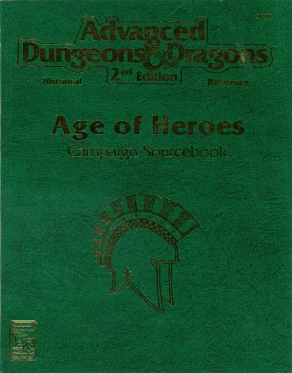 ADVANCED DUNGEONS AND DRAGONS 2ND EDITION #9408: Age of Heroes Campaign Sourcebook – Brand New (NM) – 9408