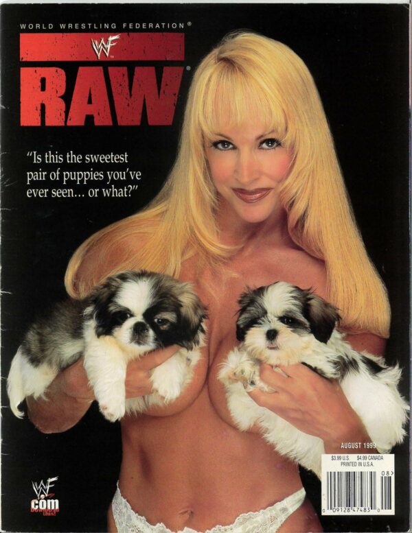 WWE RAW MAGAZINE #9908: August 1999 issue