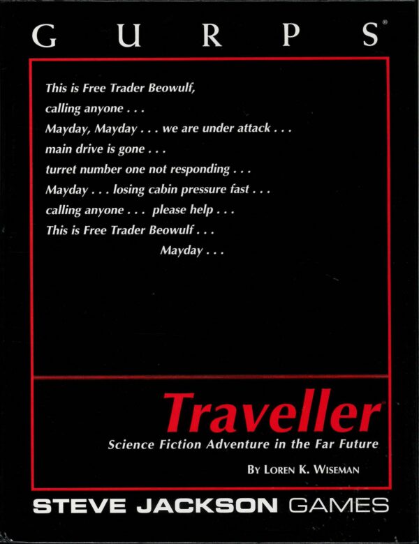 GURPS RPG #6602: Traveller Hardcover Core GURPS Rules – NM – 6602