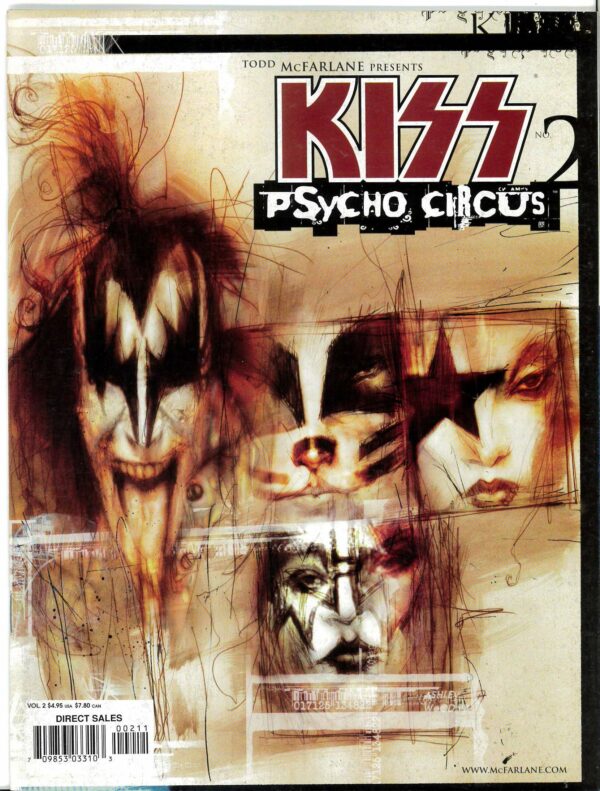 KISS: THE PSYCHO CIRCUS MAGAZINE #2: NM