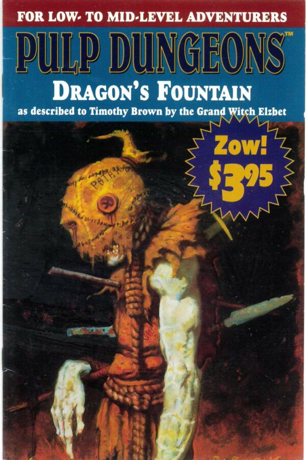 GENERIC RPG SOURCEBOOKS #708: Pulp Dungeon: Dragon’s Fountain (Destination Games) NM – 708