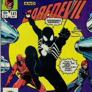 MARVEL TEAM-UP (1972-1985 SERIES) #141: 2nd blacksuit Spider-Man: Daredevil: Black Widow Natasha: VF