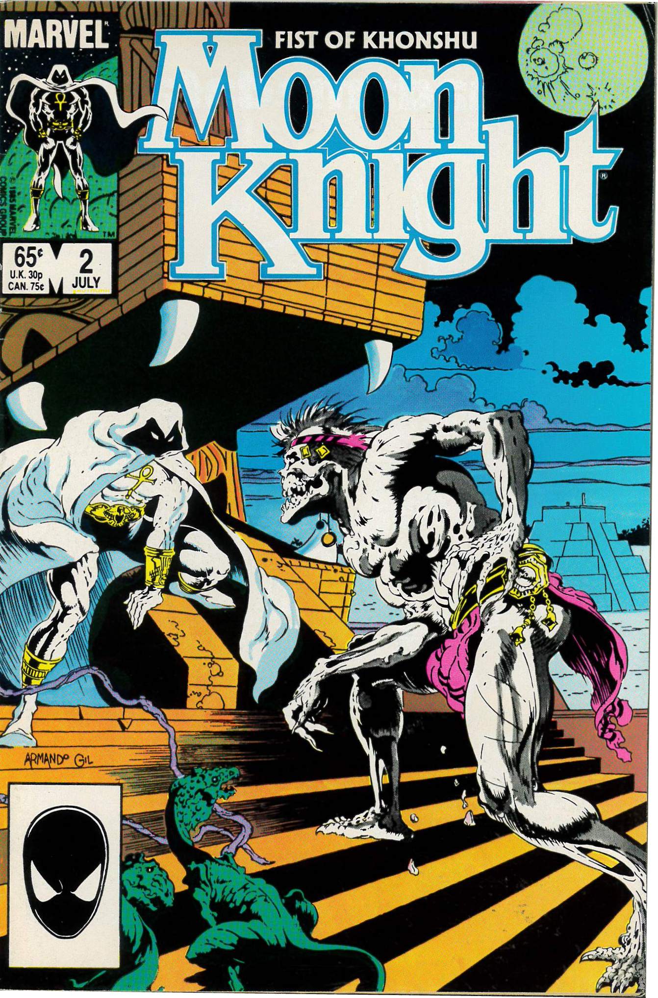 MOON KNIGHT, FIST OF KHONSHU #2: 1st Arther Harrow: VG/FN MOON KNIGHT, FIST OF KHONSHU #2: 1st Arther Harrow: VG/FN