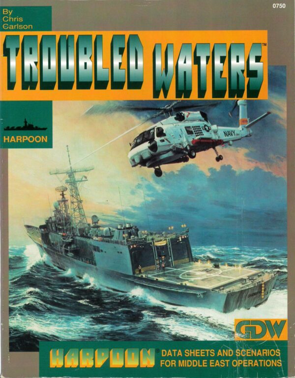 HARPOON BOARDGAME #750: Troubled Waters (Middle East Data) NM – 750