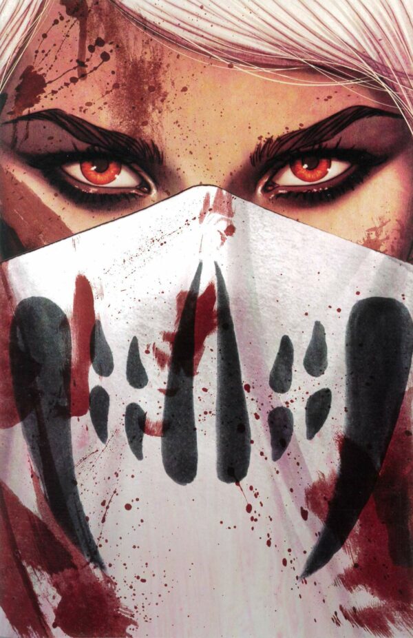 SOMETHING IS KILLING THE CHILDREN #22: Jenny Frison Bloody Die Cut Mask cover C