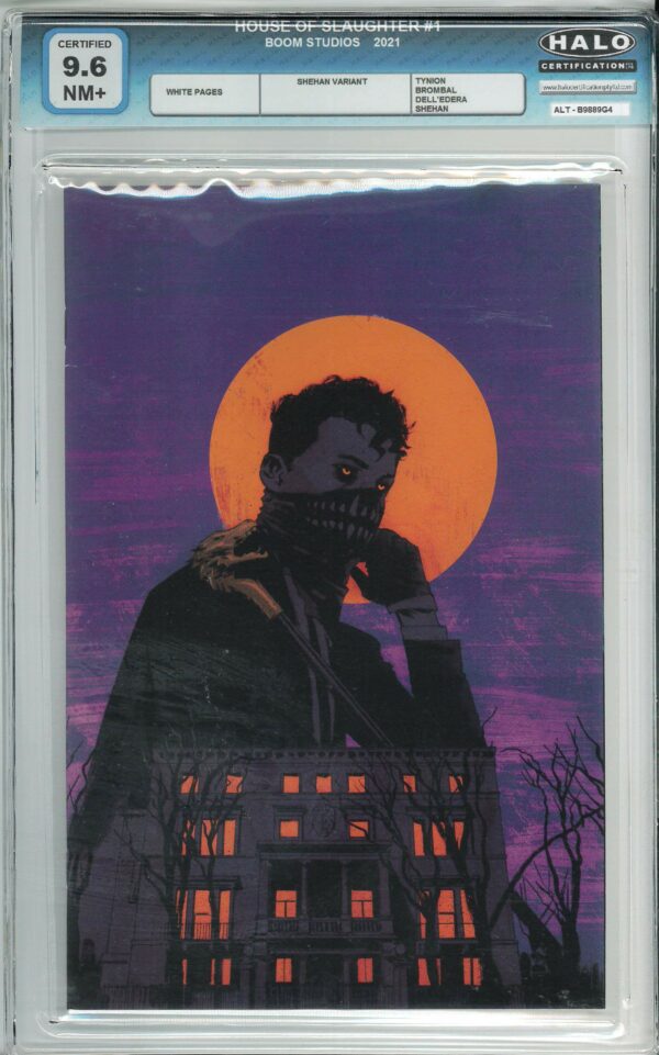 HOUSE OF SLAUGHTER #1: Shehan 1:store variant – Halo Graded 9.6
