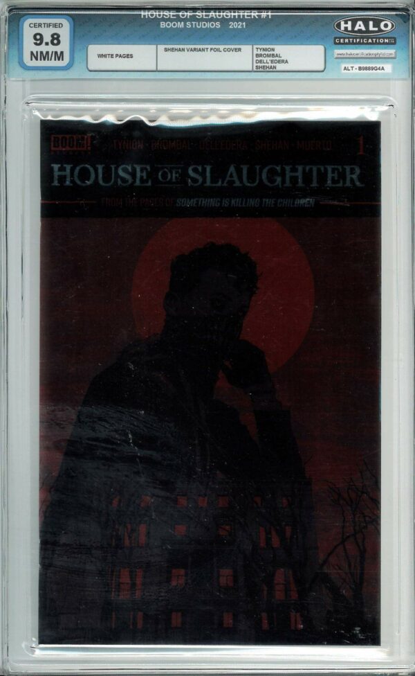 HOUSE OF SLAUGHTER #1: Shehan secret foil variant 1:10 – Halo Graded 9.8