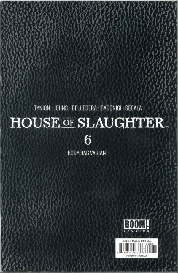 HOUSE OF SLAUGHTER #6: Kyle Hotz Bodybag cover C