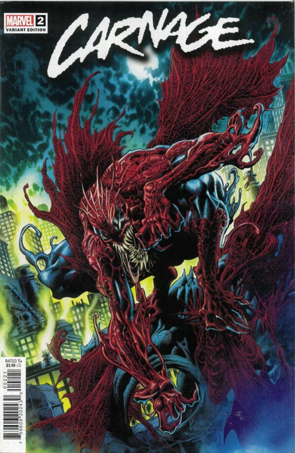 CARNAGE (2022 SERIES) #2: Kyle Hotz Spider-man cover