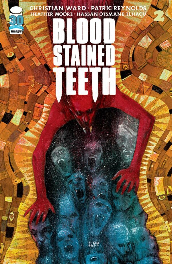 BLOOD-STAINED TEETH #2: Martin Simmonds cover B