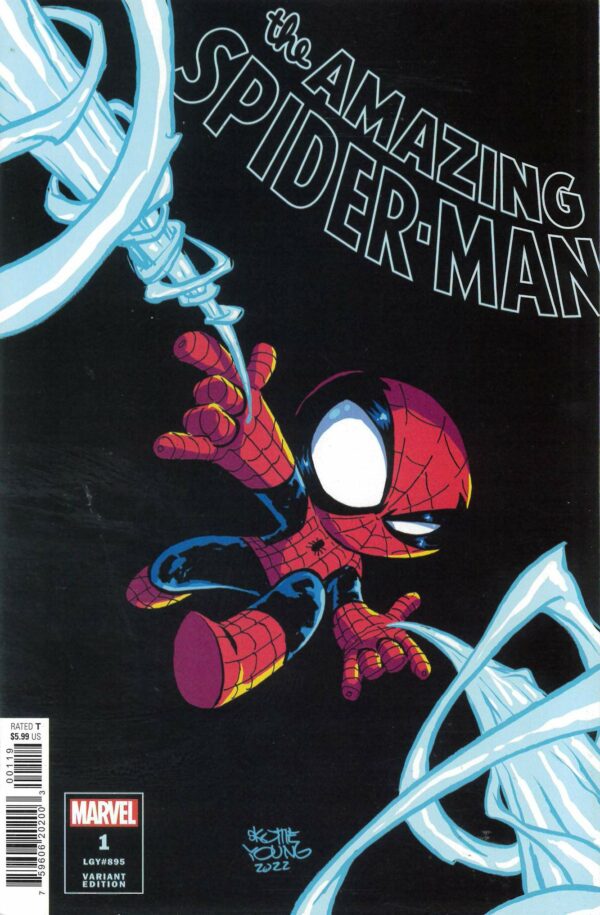 AMAZING SPIDER-MAN (2022 SERIES) #1: Skotie Young Babies cover