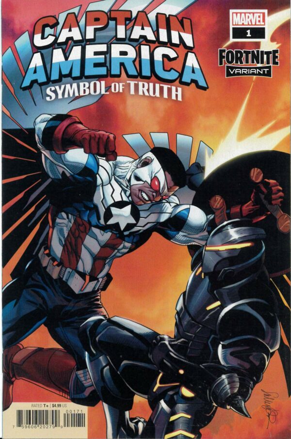 CAPTAIN AMERICA: SYMBOL OF TRUTH #1: Salvador Larocca Fortnite cover