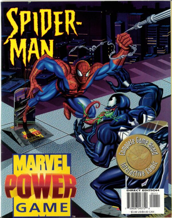 SPIDER-MAN MARVEL POWER GAME: Comic and Game (uncut) – NM