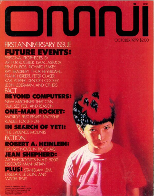 OMNI MAGAZINE (1978-1995 SERIES) #201: Volume 2 Issue 1 (October 1979) – Robert A. Heinlein – NM