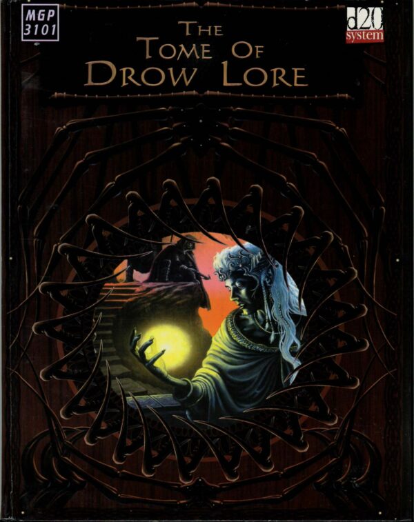 DUNGEONS AND DRAGONS 3.5 EDITION #3101: Tome of Drow Lore HC (Mongoose) – NM – 3101
