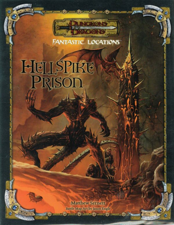 DUNGEONS AND DRAGONS 3.5 EDITION #95004: Fantastic Locations: Hellspike Prison – NM – 950047400
