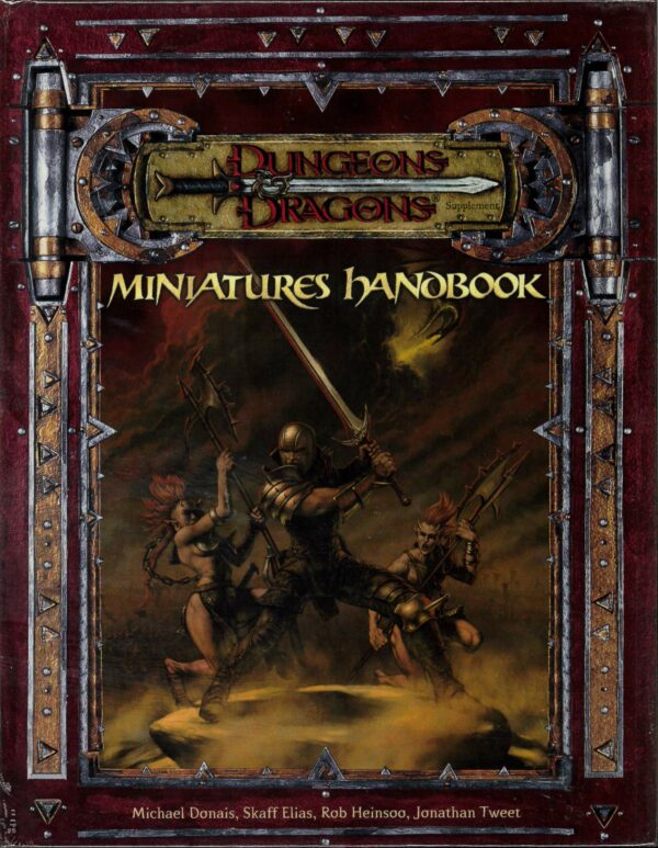 DUNGEONS AND DRAGONS 3.5 EDITION #96582: D&D Miniatures Handbook HC – NM – 965820000
