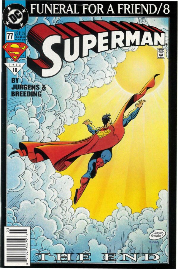 SUPERMAN (1987-2006 SERIES) #77: Newsstand: Funeral for a Friend 8