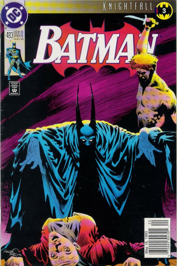 BATMAN (1939-2011 SERIES) #493: Knightfall part 3: Newsstand: VF