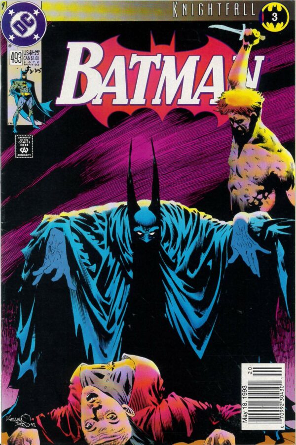 BATMAN (1939-2011 SERIES) #493: Knightfall part 3: Newsstand: VF