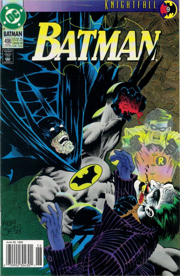 BATMAN (1939-2011 SERIES) #496: Knightfall part 9: Newsstand: VF/NM