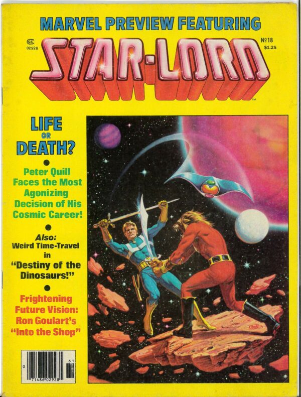 MARVEL PREVIEW #18: Star-lord by Doug Moench & Bill Sienkiewicz – GD/VG